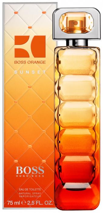 hugo boss orange sunset